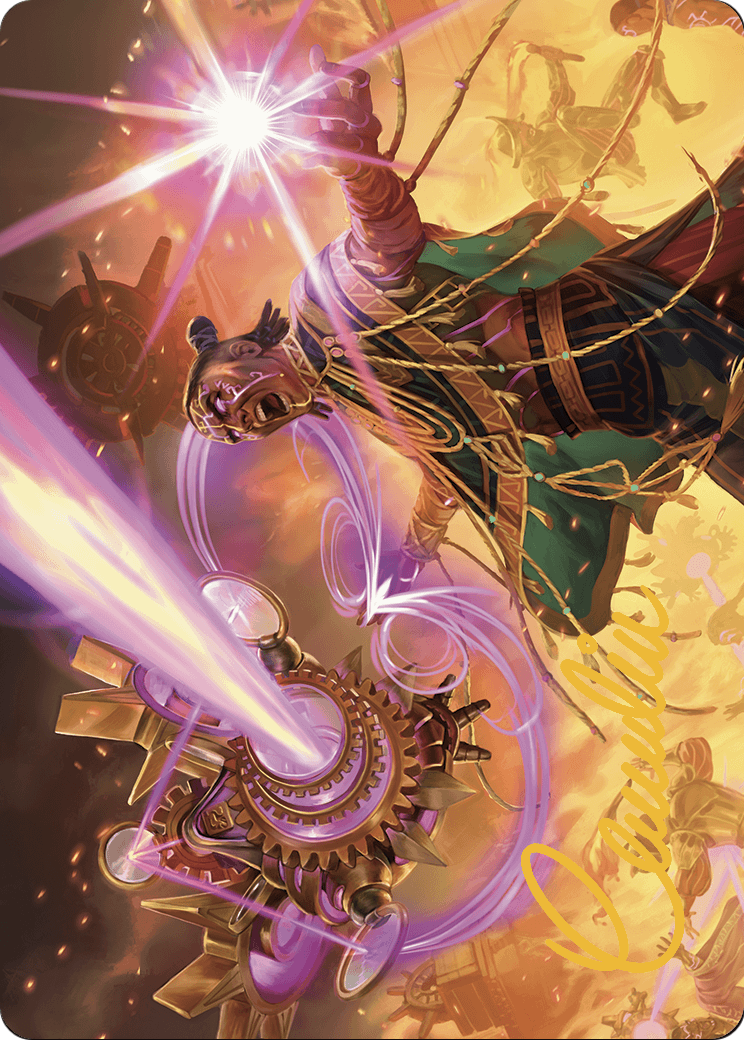 Cosmium Blast // Cosmium Blast (ALCI-001) (Borderless) [The Lost Caverns of Ixalan Art Series] Foil