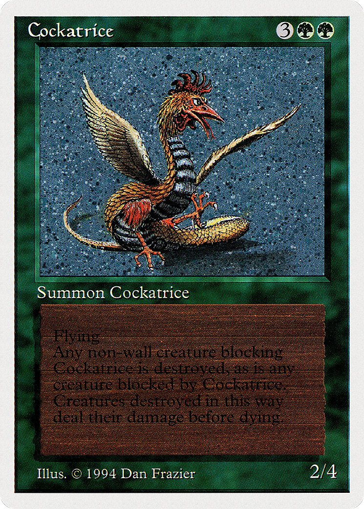 Cockatrice (SUM-189) [Summer Magic / Edgar]