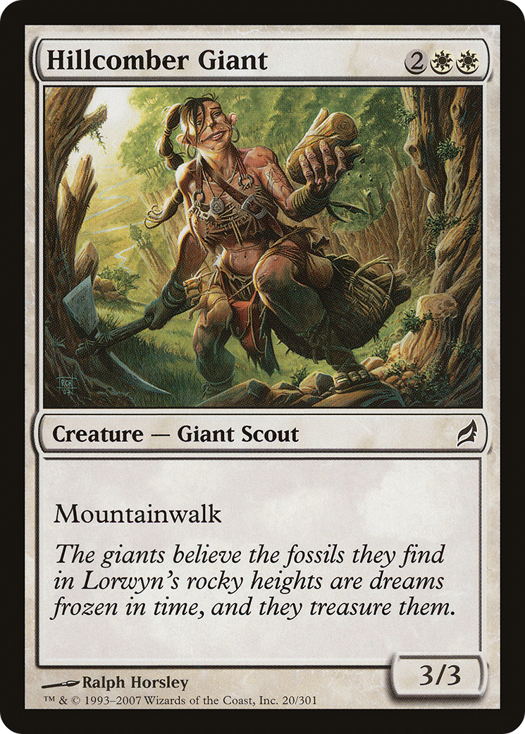 Hillcomber Giant (LRW-020) [Lorwyn] Foil