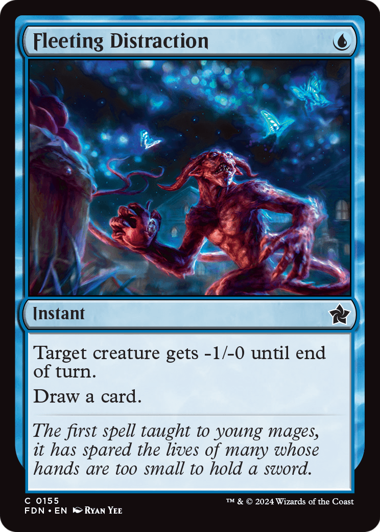 Fleeting Distraction (FDN-155) [Foundations] Foil