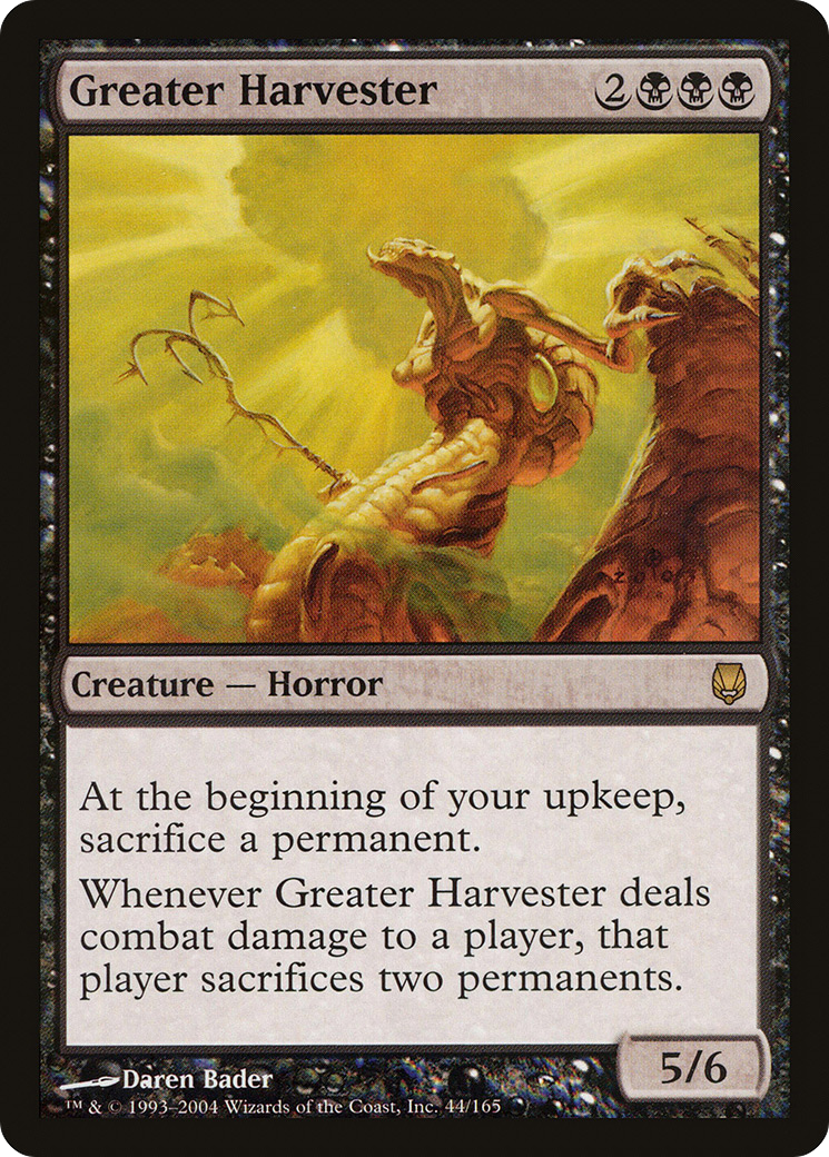 Greater Harvester (DST-044) [Darksteel] Foil