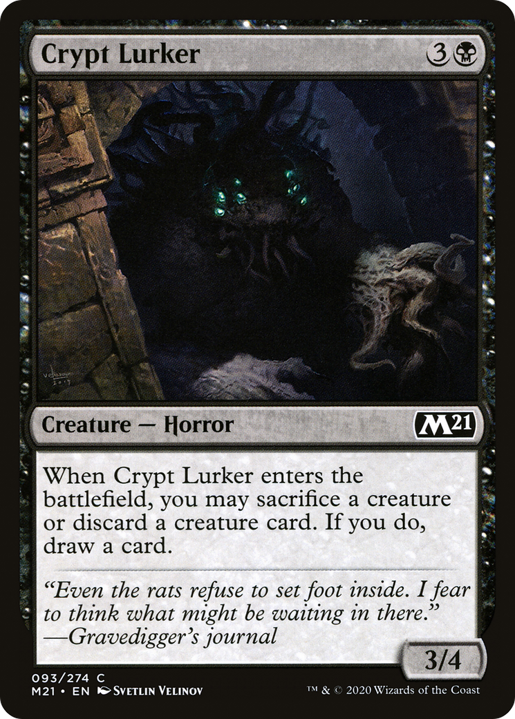 Crypt Lurker (M21-093) [Core Set 2021]