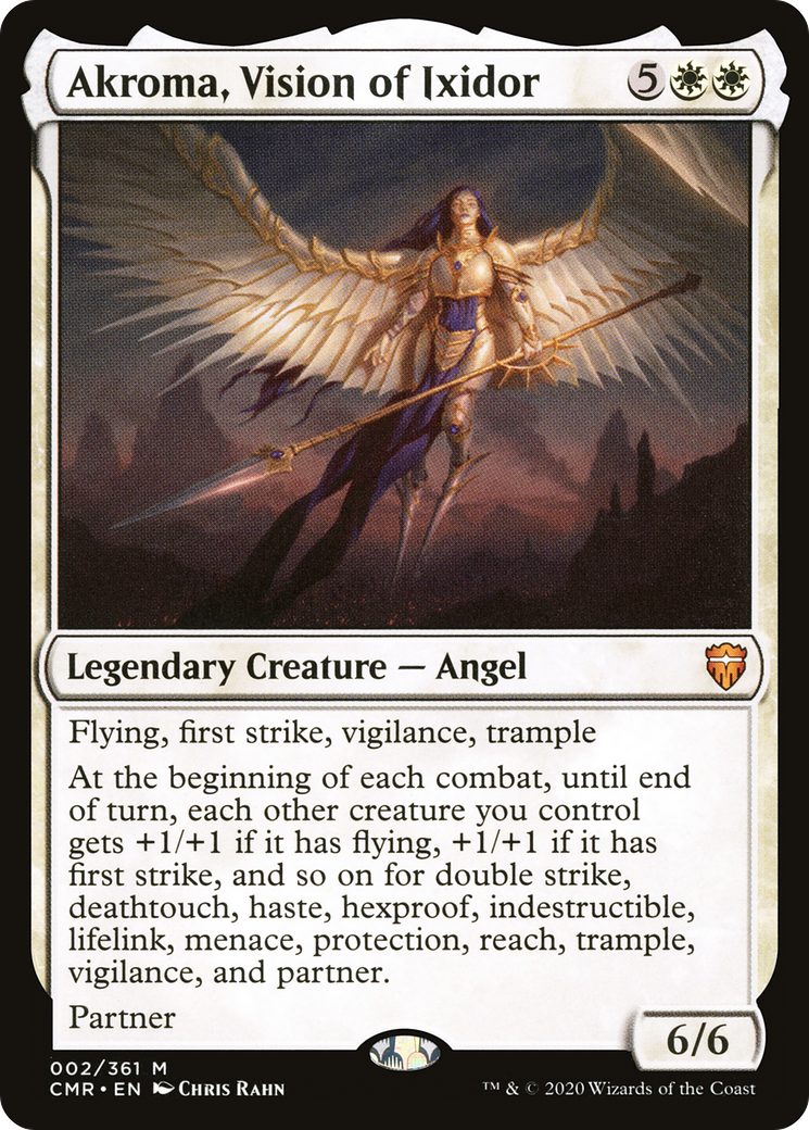 Akroma, Vision of Ixidor (CMR-002) [Commander Legends] Foil