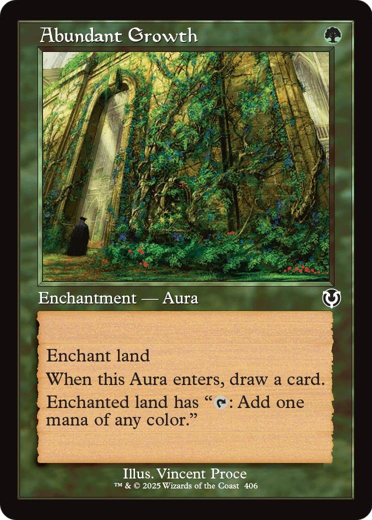 Abundant Growth (Retro Frame) (INR-406) [Innistrad Remastered]