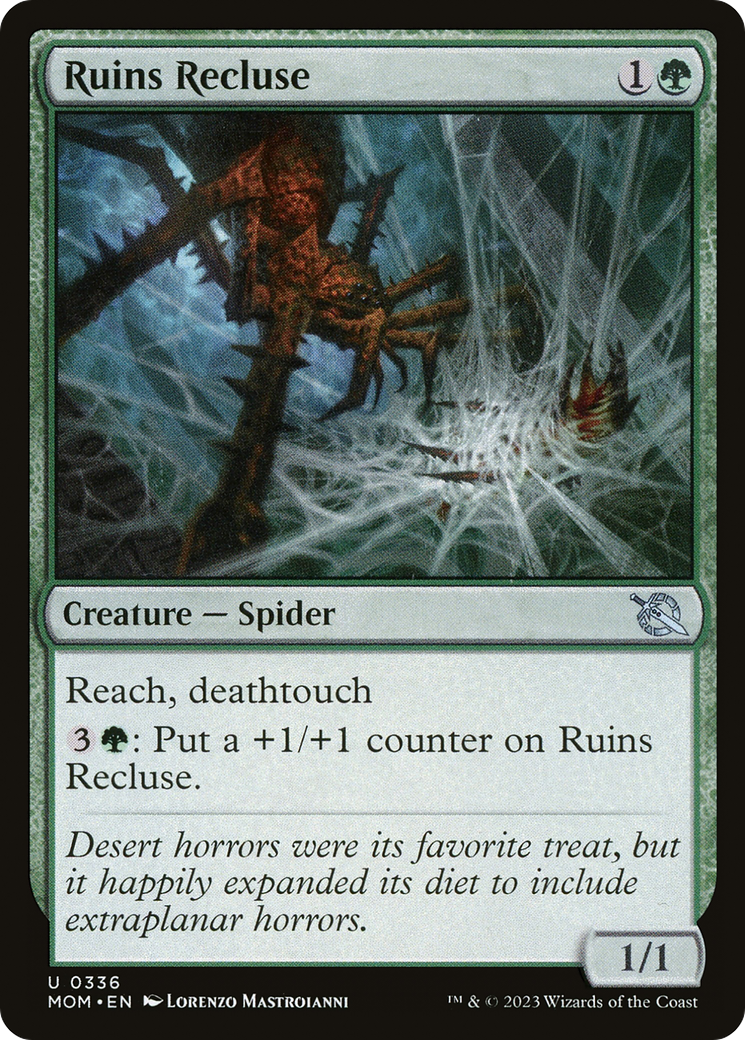 Ruins Recluse (MOM-336) [March of the Machine] Foil