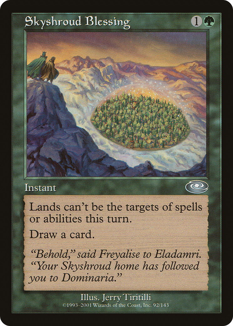 Skyshroud Blessing (PLS-092) [Planeshift]
