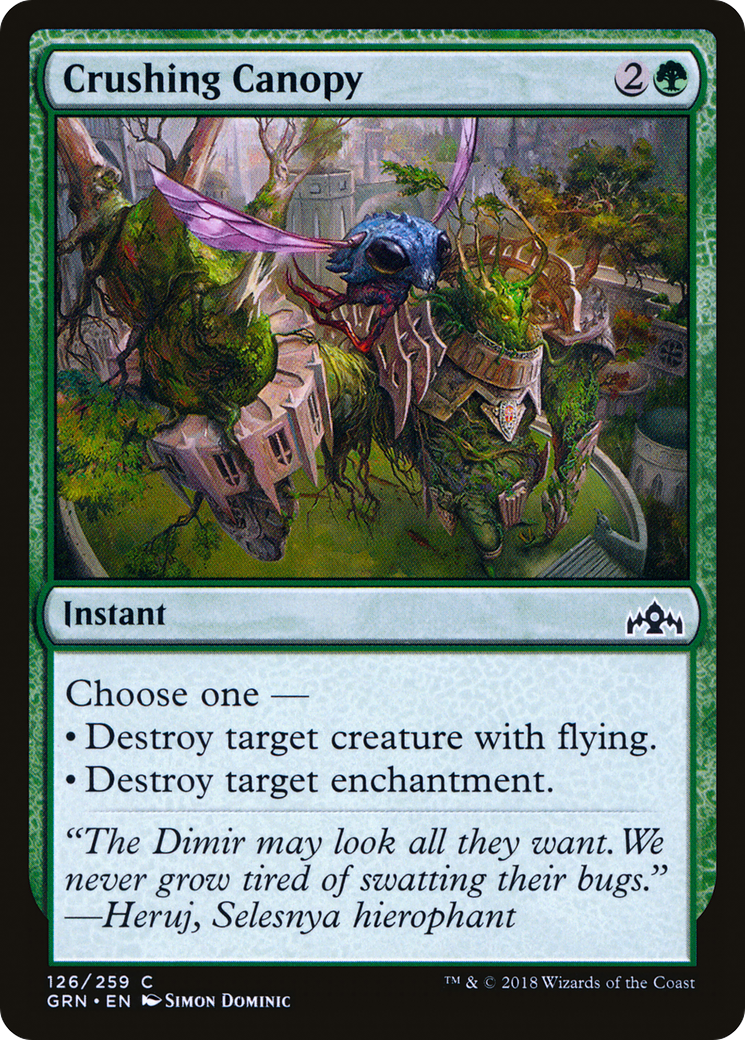Crushing Canopy (GRN-126) [Guilds of Ravnica]