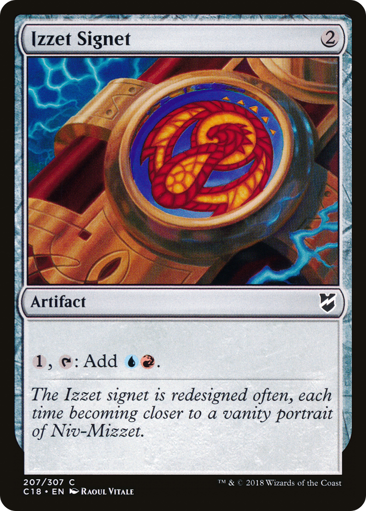 Izzet Signet (C18-207) [Commander 2018]