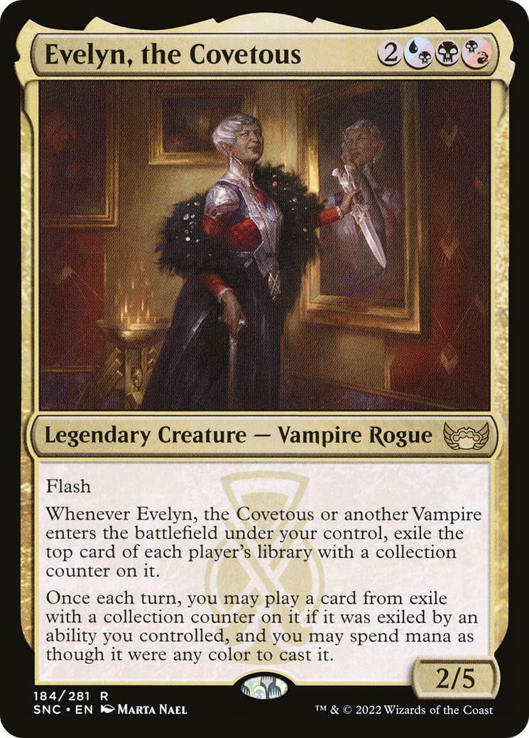 Evelyn, the Covetous (SNC-184) [Streets of New Capenna] Foil