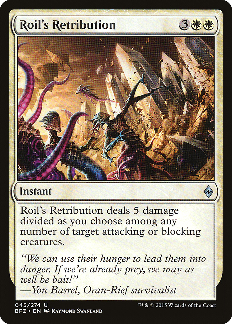 Roil's Retribution (BFZ-045) [Battle for Zendikar]