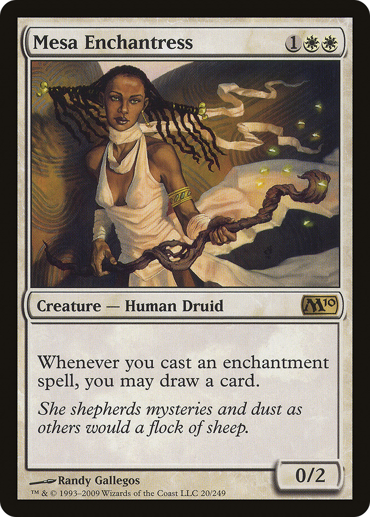 Mesa Enchantress (M10-020) [Magic 2010] Foil