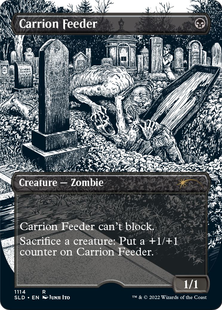 Carrion Feeder (Borderless) (SLD-1114) [Secret Lair Drop]