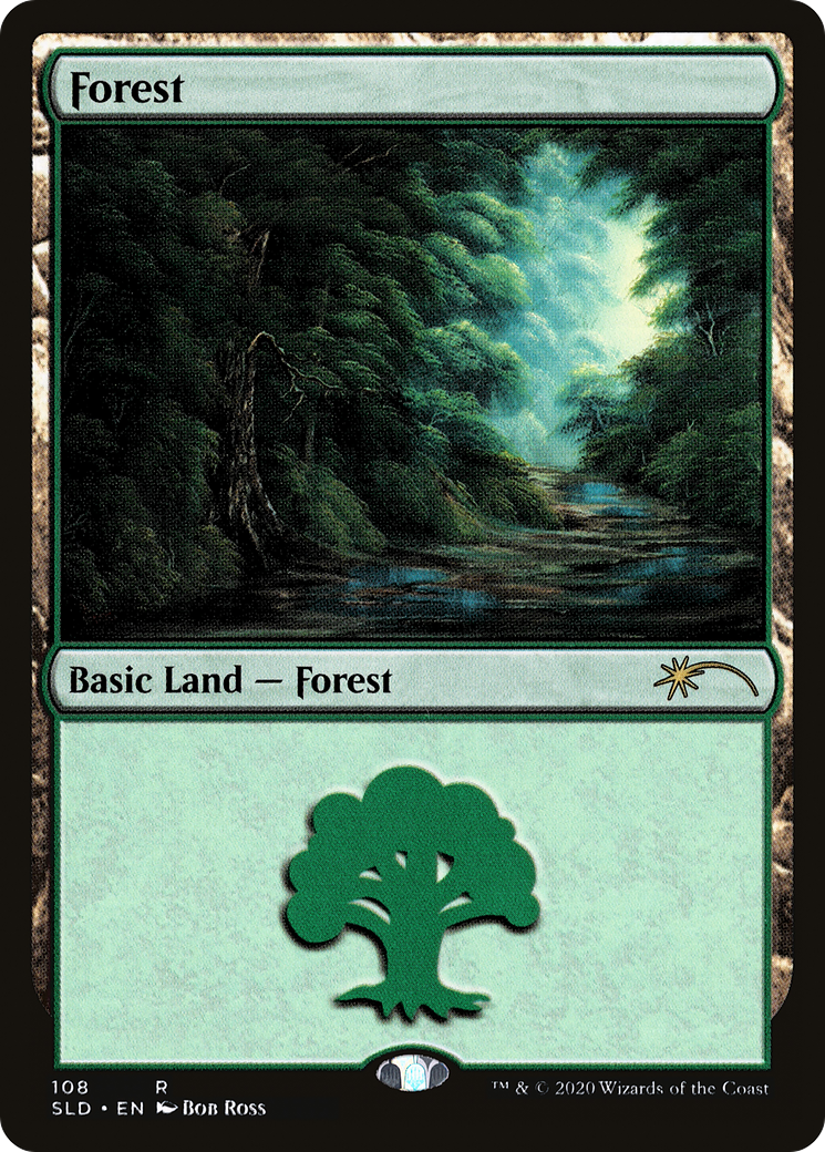 Forest (SLD-108) (Bob Ross) [Secret Lair Drop]