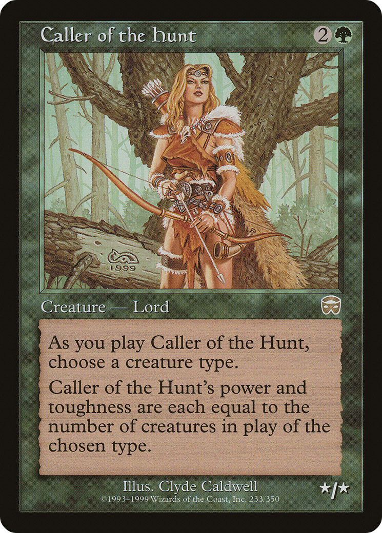 Caller of the Hunt (MMQ-233) [Mercadian Masques]