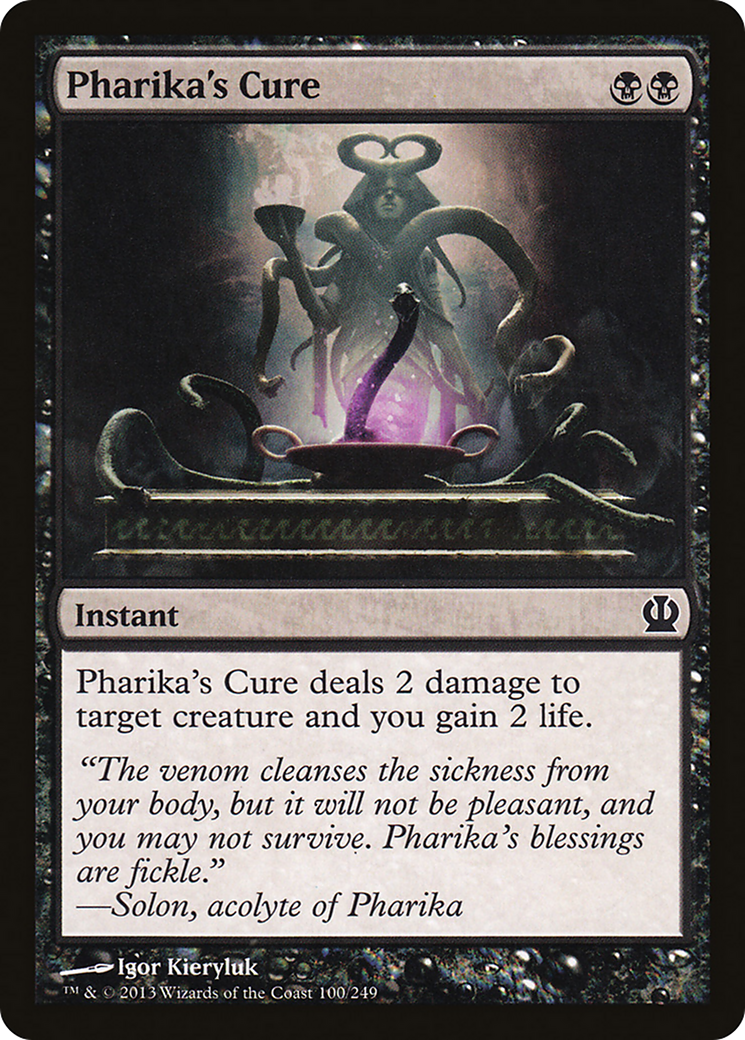 Pharika's Cure (THS-100) [Theros] Foil