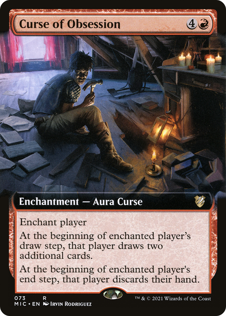 Curse of Obsession (Extended Art) (MIC-073) [Midnight Hunt Commander]