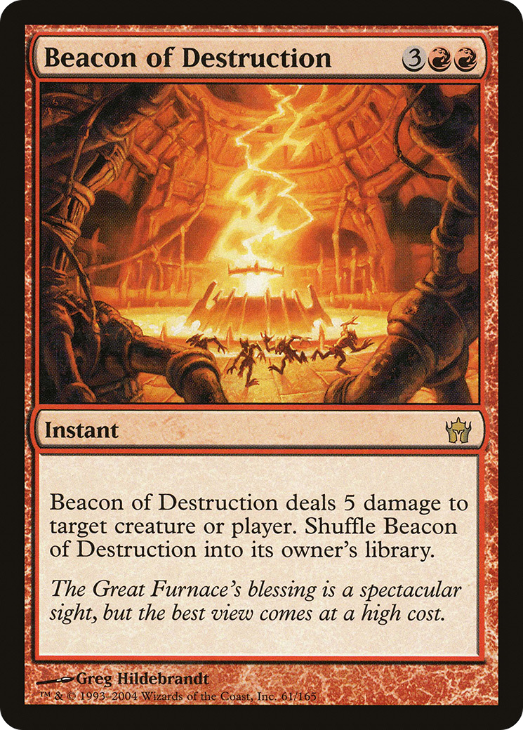 Beacon of Destruction (5DN-061) [Fifth Dawn] Foil