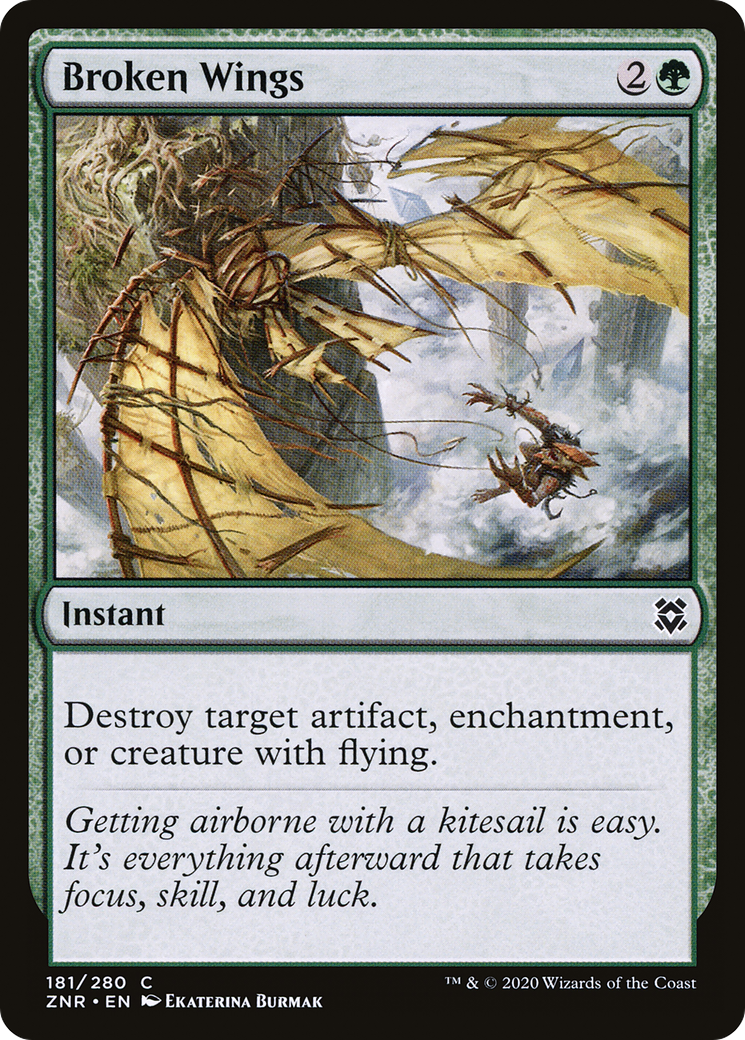 Broken Wings (ZNR-181) [Zendikar Rising] Foil
