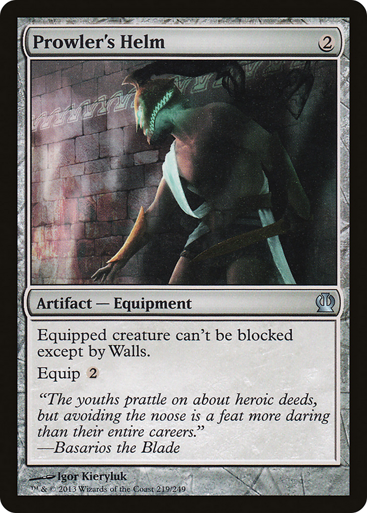 Prowler's Helm (THS-219) [Theros] Foil