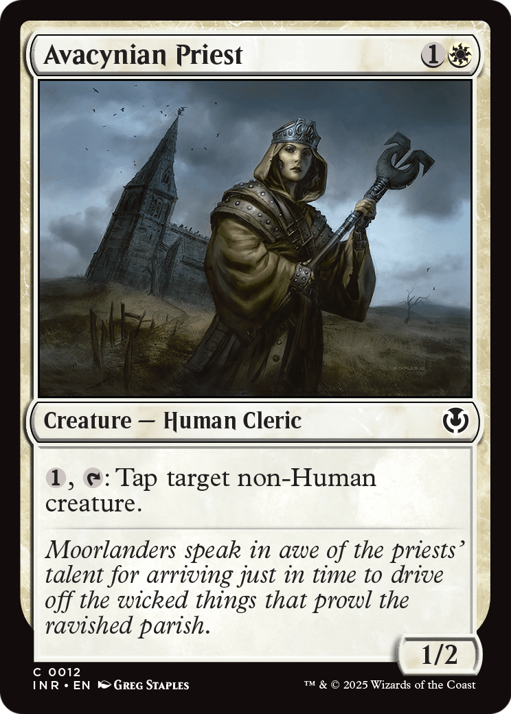 Avacynian Priest (INR-012) [Innistrad Remastered] Foil