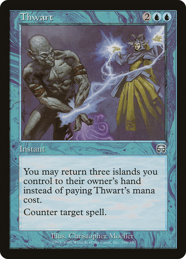Thwart (MMQ-108) [Mercadian Masques] Foil