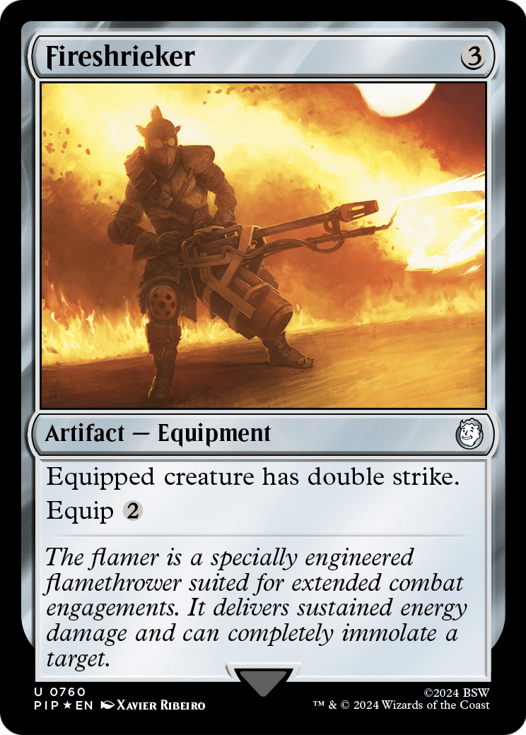 Fireshrieker (Surge Foil) (PIP-760) [Fallout] Foil