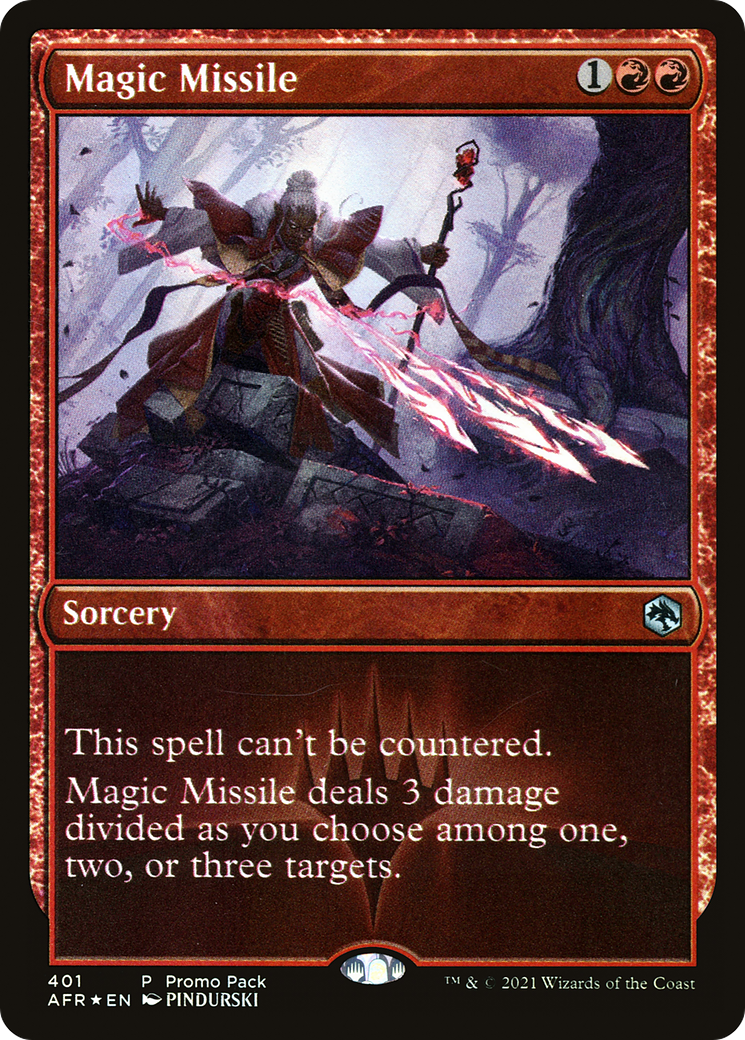 Magic Missile (PPAFR-401) [Promo Pack: Adventures in the Forgotten Realms] Foil