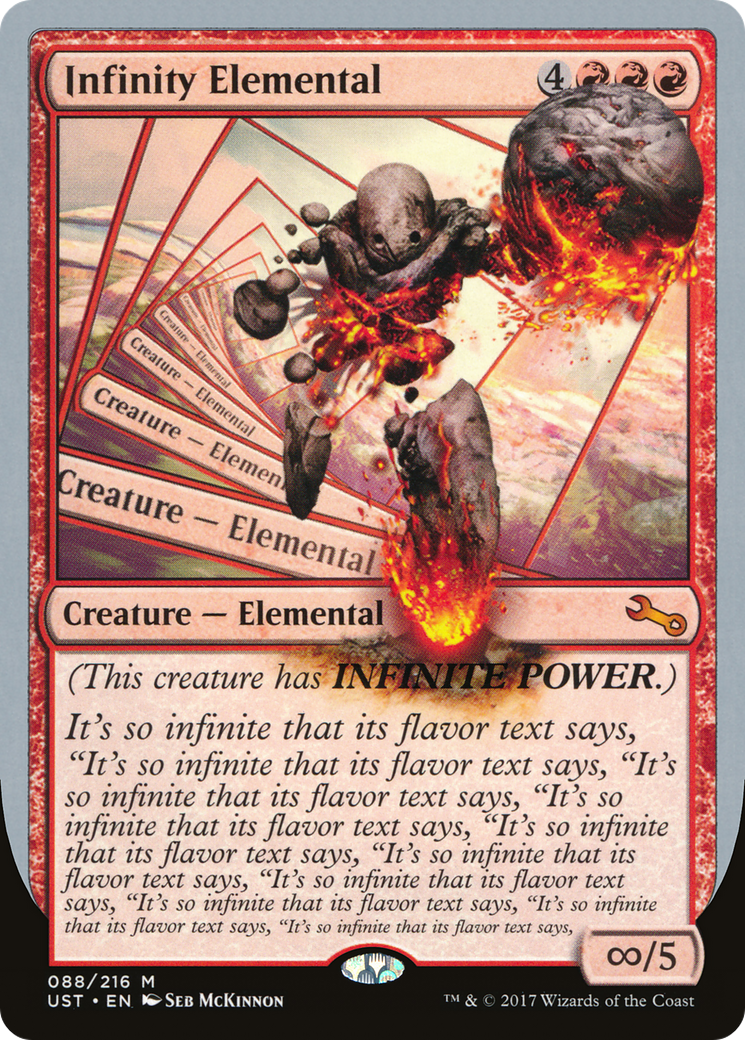 Infinity Elemental (UST-088) [Unstable] Foil