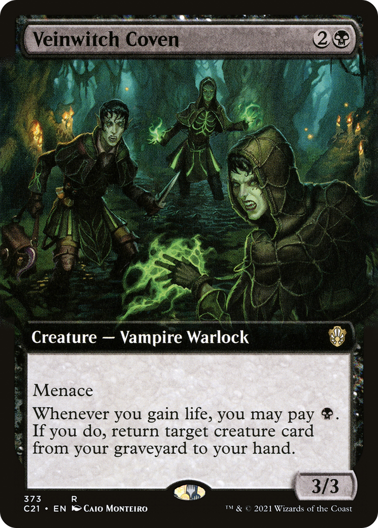 Veinwitch Coven (Extended Art) (C21-373) [Commander 2021]