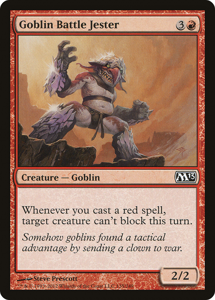 Goblin Battle Jester (M13-135) [Magic 2013] Foil