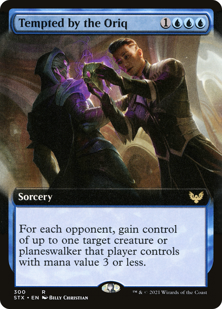 Tempted by the Oriq (Extended Art) (STX-300) [Strixhaven: School of Mages] Foil