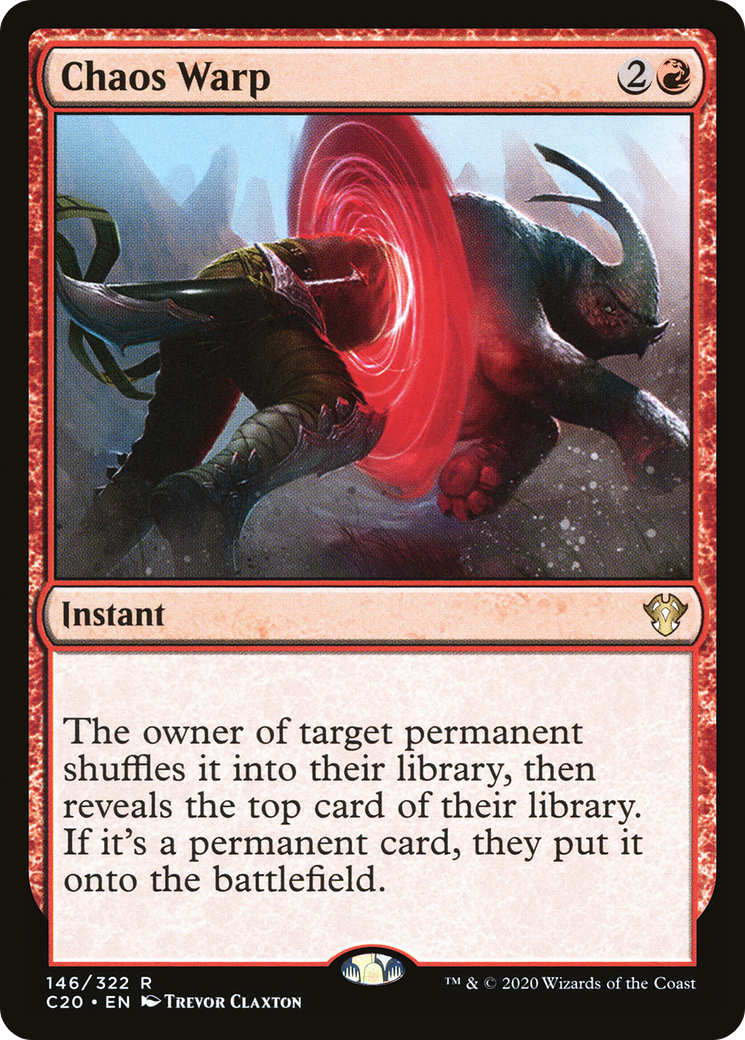 Chaos Warp (C20-146) [Commander 2020]