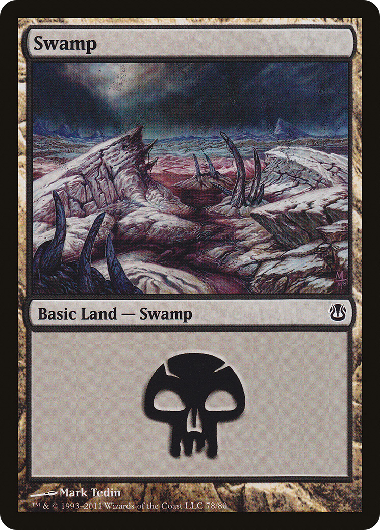Swamp (DDH-078) [Duel Decks: Ajani vs. Nicol Bolas]