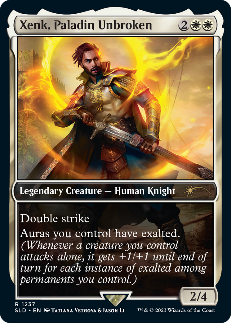 Xenk, Paladin Unbroken (SLD-1237) [Secret Lair Drop] Foil