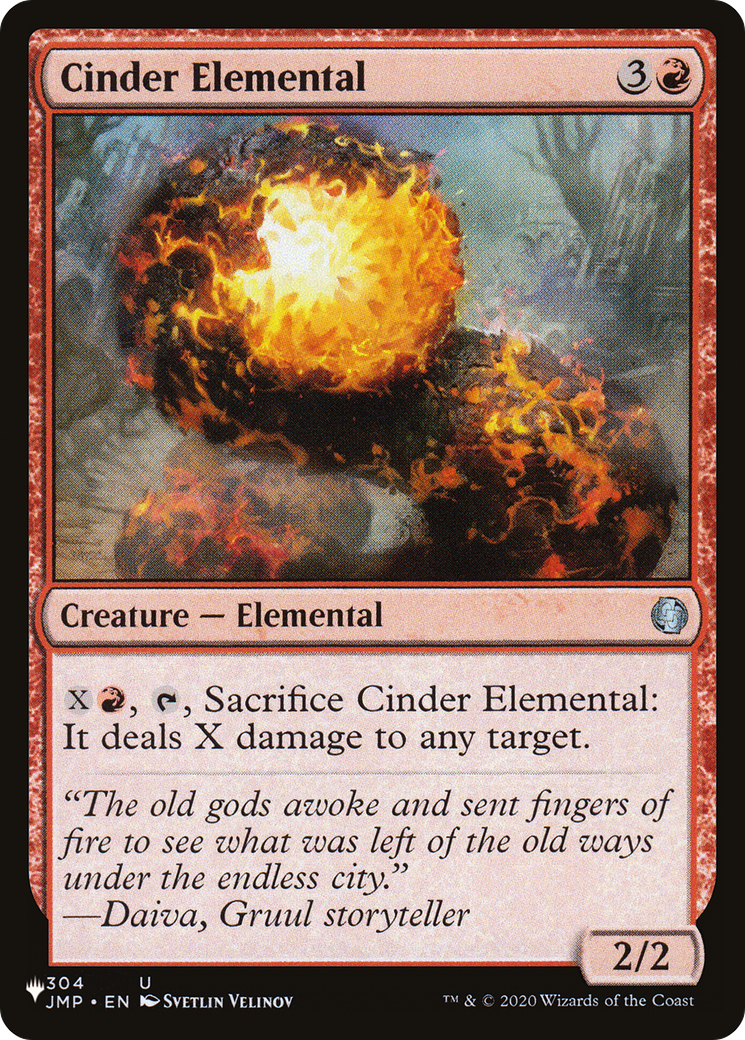 Cinder Elemental (LIST-JMP-304) [The List]