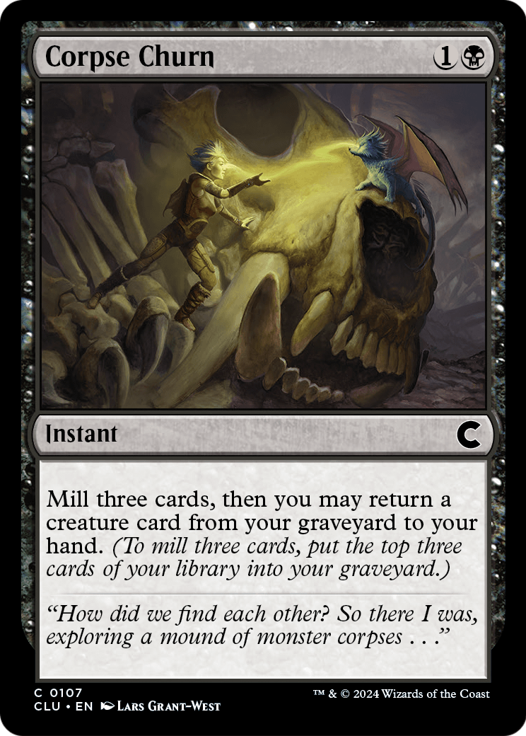 Corpse Churn (CLU-107) [Ravnica: Clue Edition]