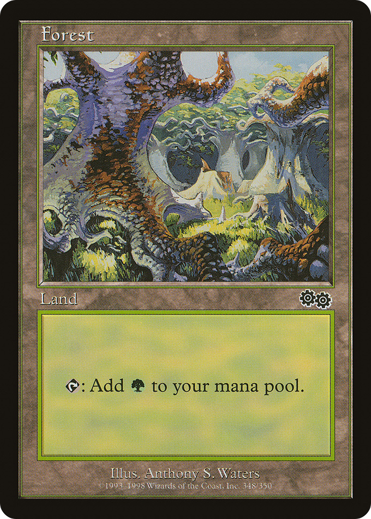 Forest (USG-348) [Urza's Saga]