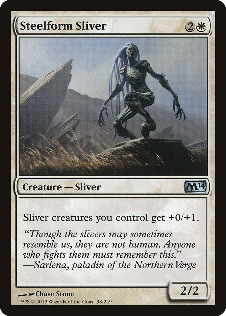 Steelform Sliver (M14-038) [Magic 2014] Foil