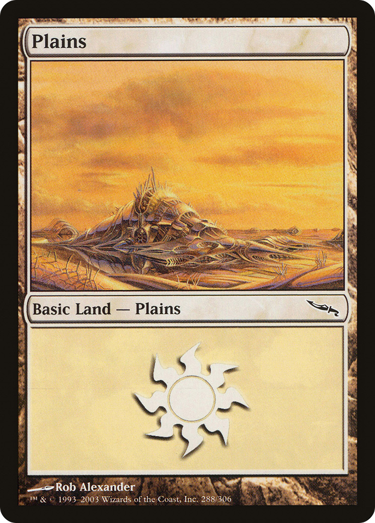 Plains (MRD-288) [Mirrodin] Foil
