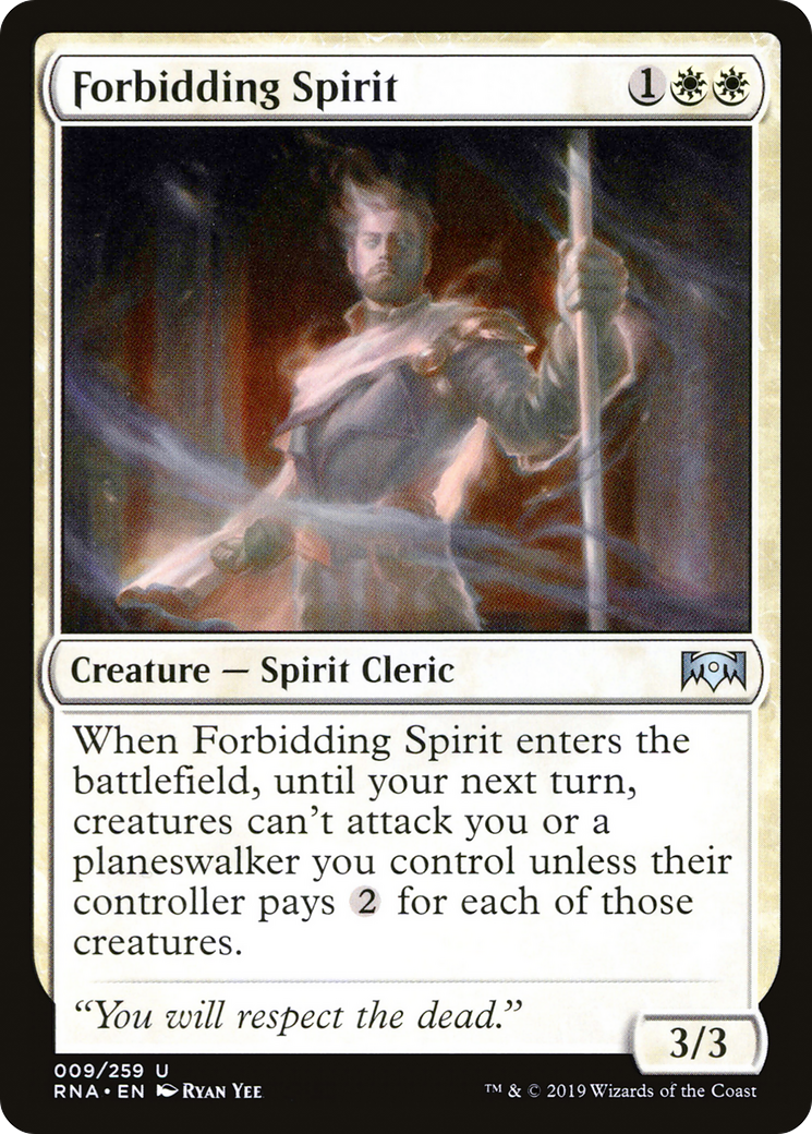 Forbidding Spirit (RNA-009) [Ravnica Allegiance]