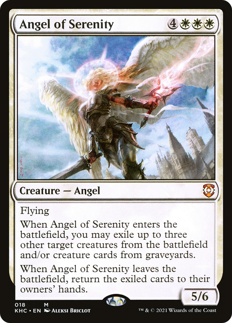 Angel of Serenity (KHC-018) [Kaldheim Commander]