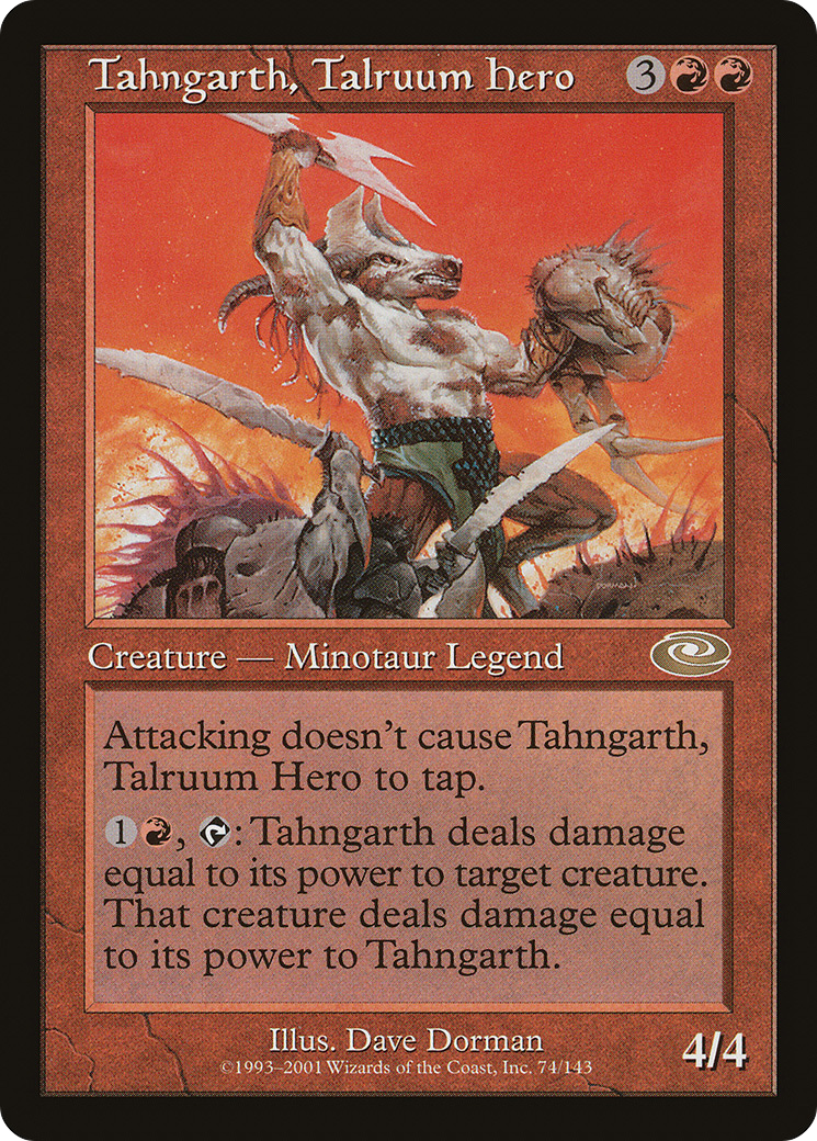 Tahngarth, Talruum Hero (PLS-074) [Planeshift] Foil