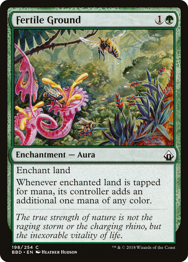 Fertile Ground (BBD-198) [Battlebond] Foil