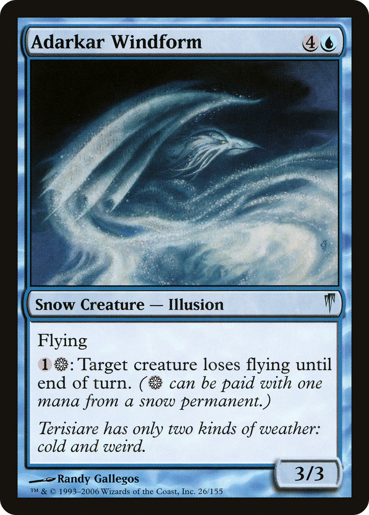 Adarkar Windform (CSP-026) [Coldsnap] Foil
