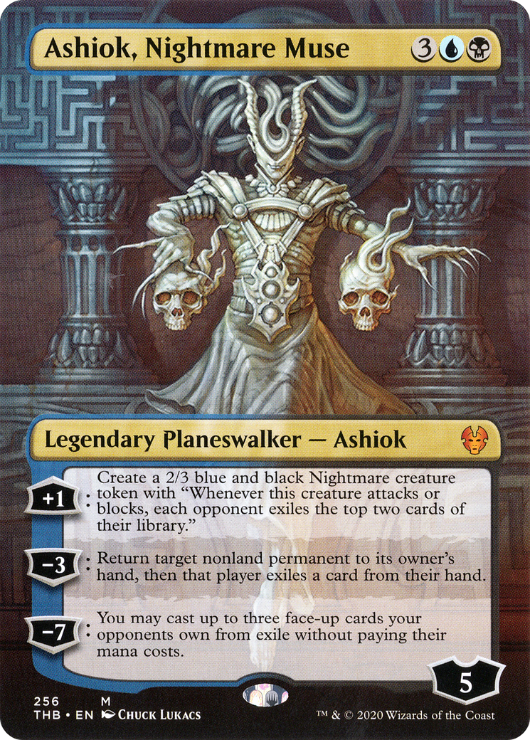 Ashiok, Nightmare Muse (Borderless) (THB-256) [Theros Beyond Death]
