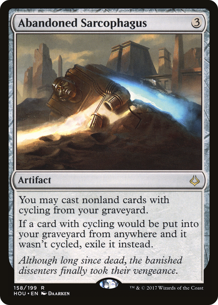 Abandoned Sarcophagus (HOU-158) [Hour of Devastation] Foil