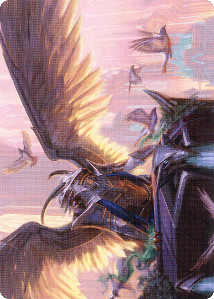 Falco Spara, Pactweaver // Falco Spara, Pactweaver (ASNC-025) (Borderless) [New Capenna Art Series] Foil