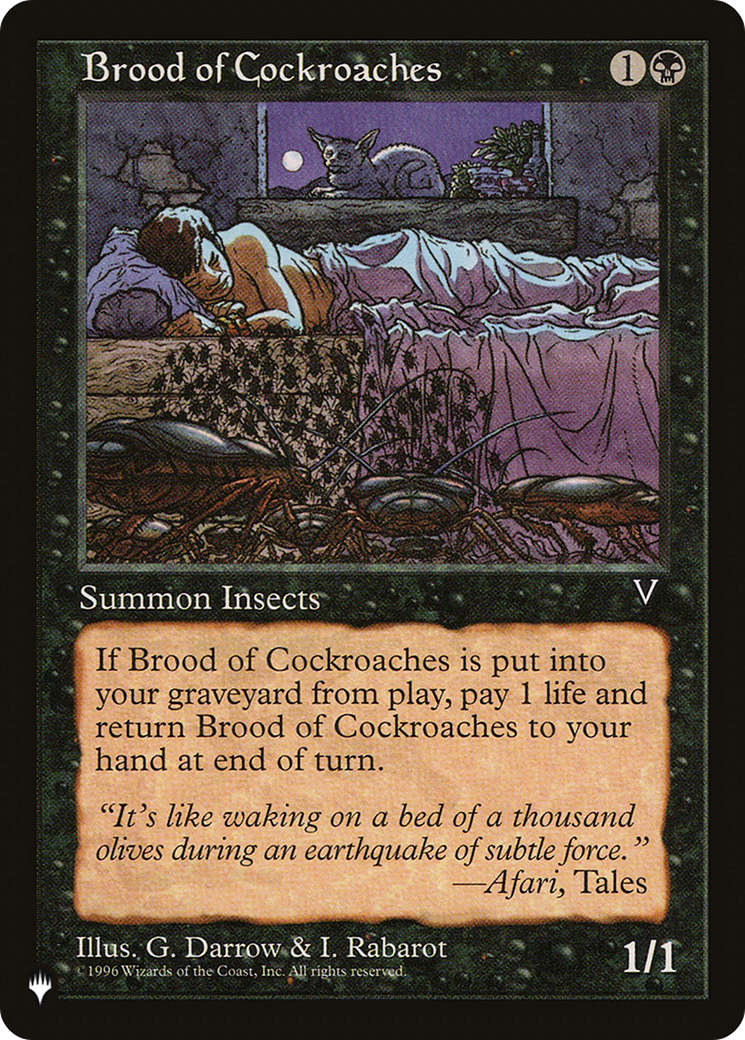 Brood of Cockroaches (LIST-VIS-53) [The List]