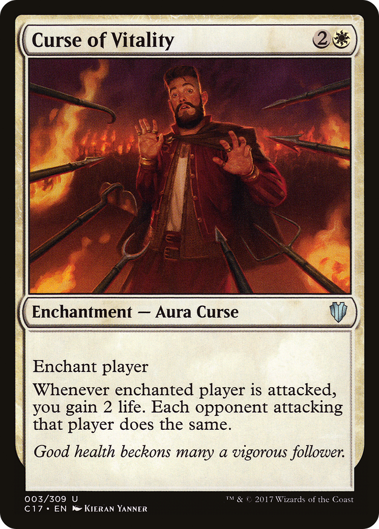 Curse of Vitality (C17-003) [Commander 2017]
