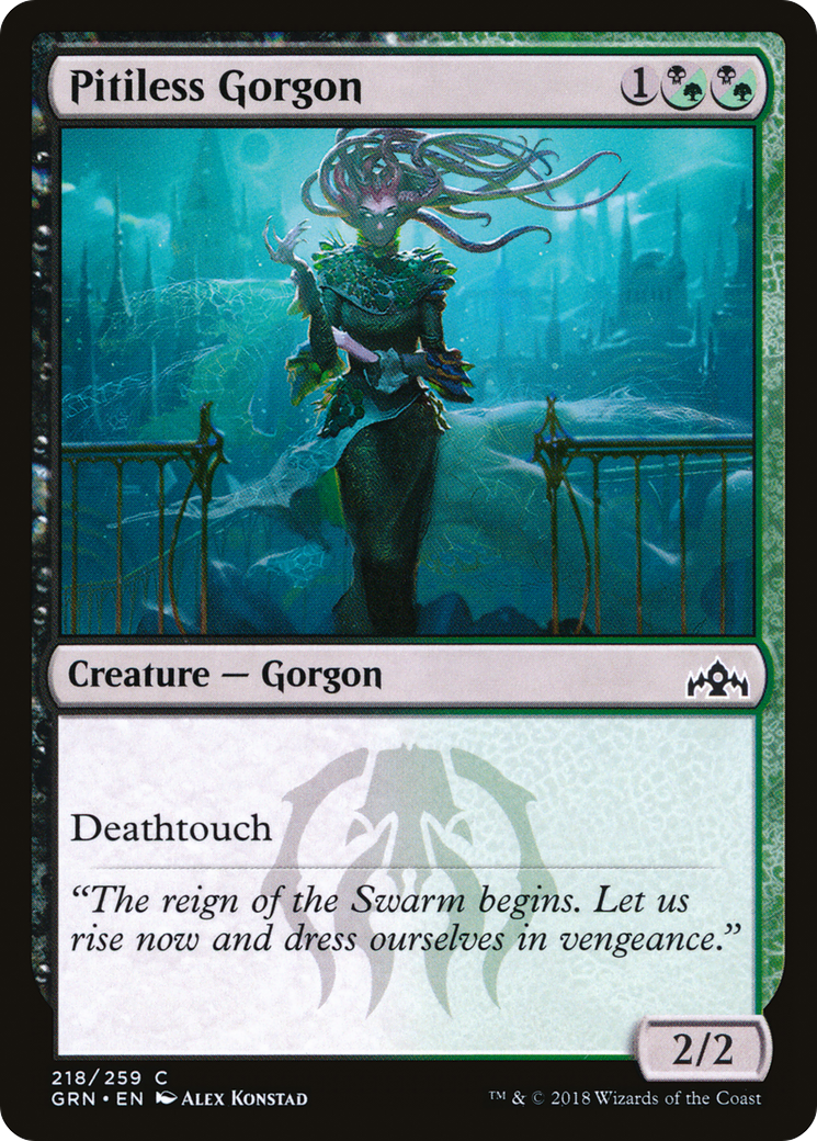 Pitiless Gorgon (GRN-218) [Guilds of Ravnica]